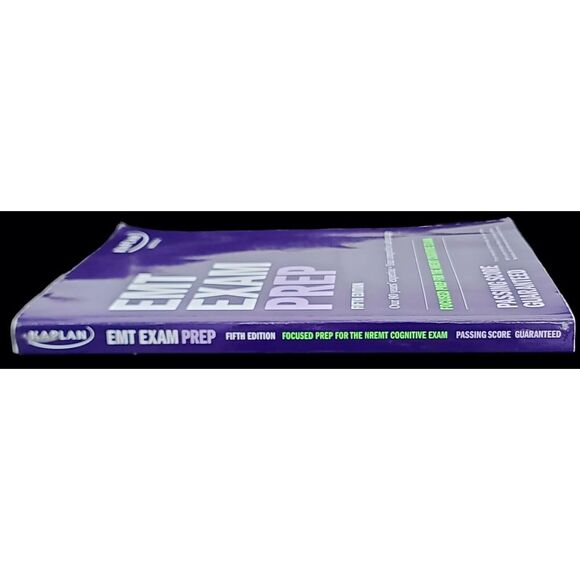 EMT Exam Prep: Focused Prep for the NREMT Cognitive Exam 5th Edition Kaplan Med - Picture 3 of 3